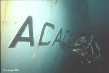 ACACIO... merci aux plongeurs du G.E.R.S.M.A. de Côte d'Ivoire