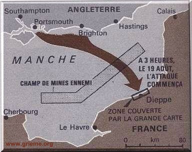 Carte des opérations