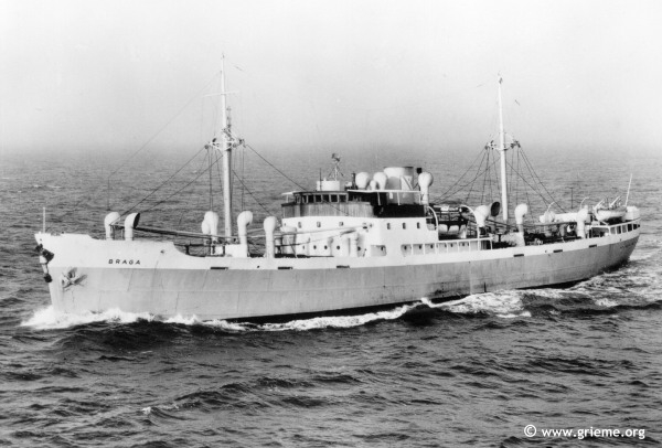 Le Braga en mer