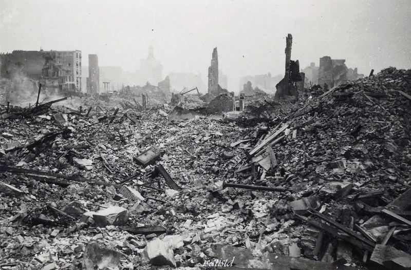Le Havre après les bombardements