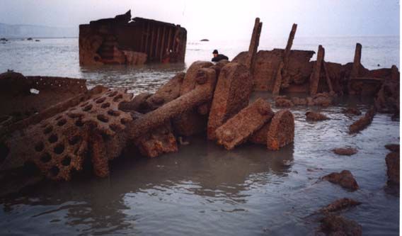 Les vestiges de l’embiellage (Photo GRIEME)