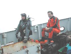 René et François prêts à partir...