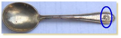 Petite cuillère retrouvée sur l'Empire Broadsword