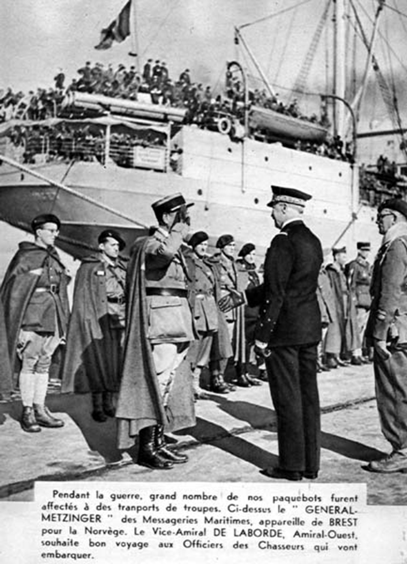 la légion embarque à Brest