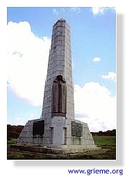 Le momument érigé à la mémoire des victimes du Laplace