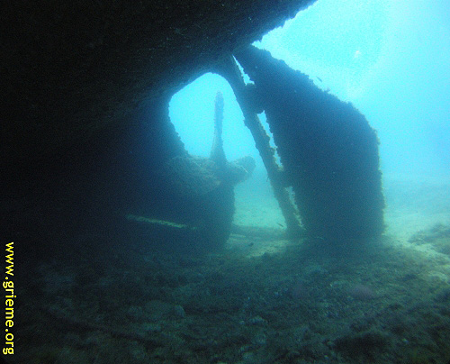 Hélice en bronze de La Puissante