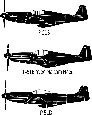 Croquis du Mustrang P51