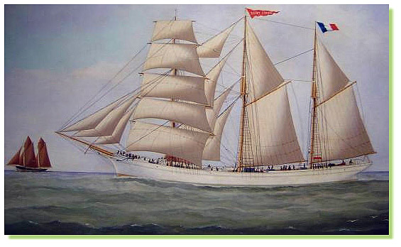 Le Saint-Simon peint par Eugène GRANDIN s'expose au Musée des Terre-Neuvas de Fécamp