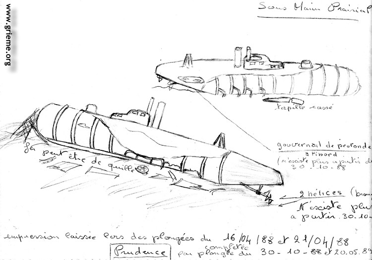 Dessin du Prairial datant de 1988