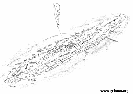 Le Salta vu lors de la descente du plongeur...