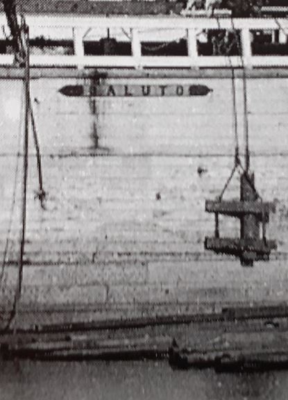 La plaque du Saluto