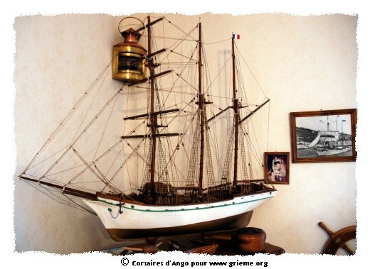 Maquette du St Simon construite par le père de Mr Jean-Pierre POLLET