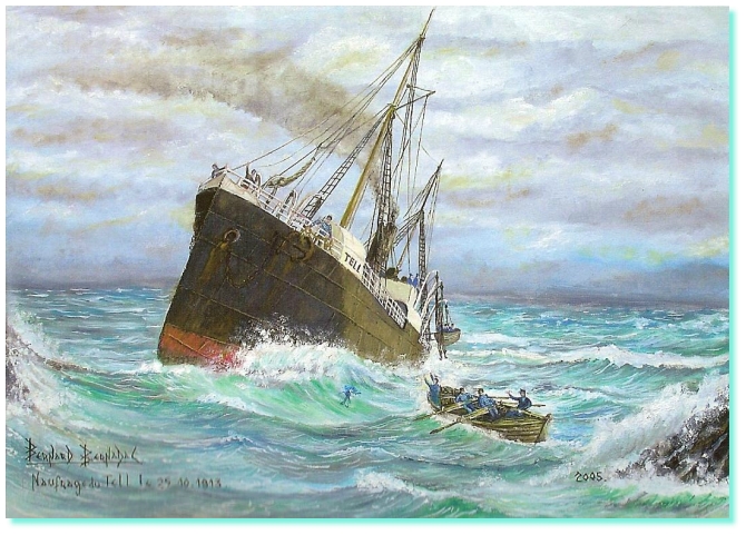 Naufrage du Tell vu par Bernard Bernadac