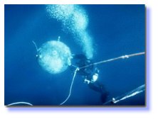 Le danger des mines sous-marines