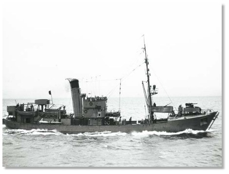 Patrouilleur de la Kriegsmarine, semblable au WALTER DARRE